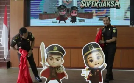 Kenalkan Profesi Hukum ke Anak Usia Dini, Kejari Tulungagung Luncurkan Maskot 'Super Jaksa'
