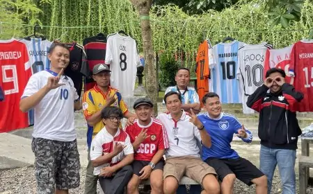 Sambut Piala Dunia 2026, Komunitas Jersey Lamongan Pamerkan Koleksi Ikonik dari Masa ke Masa