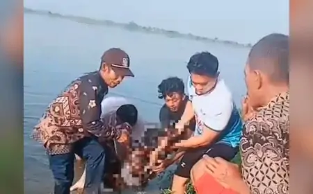 Nahas! Niat Jalan-jalan Pagi, Tiga Bocah SD Lamongan Tewas Tenggelam di Waduk
