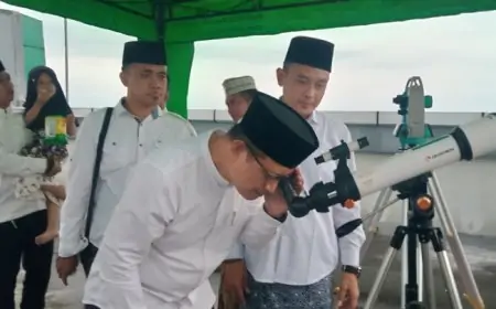 Rukyatul Hilal Ramadan di Jombang, Hilal Tak Terlihat