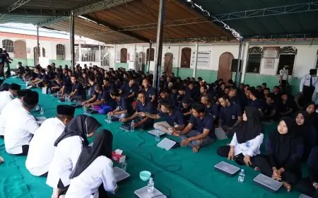 Lapas Jombang Gelar Megengan Bersama Warga Binaan dan Baksos Bersih Masjid Makam