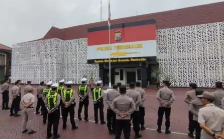 Perketat Keamanan Libur Imlek dan Jelang Ramadan, Polres Trenggalek Siagakan Ratusan Personel 'On Call'