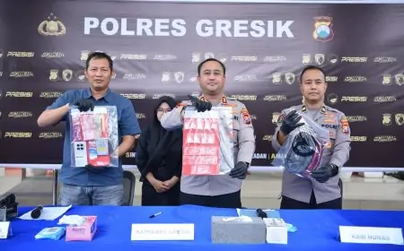 Tak Kapok, Residivis Narkoba di Gresik Kembali Ditangkap Sita 51 Gram Sabu