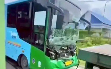 Kecelakaan Beruntun Bus Trans Jatim dan Dua Truk Besar di Sidayu Gresik, Begini Kronologinya