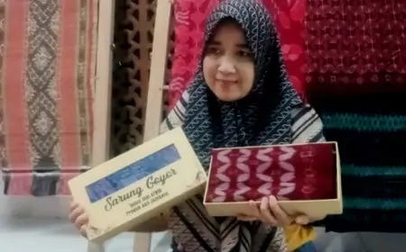 Puasa Ramadan Berkah bagi Perajin Sarung Tenun Goyor Jombang