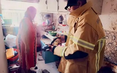Ledakan LPG Gegerkan Kebomas, Ibu Rumah Tangga Terluka dan Dilarikan ke Rumah Sakit