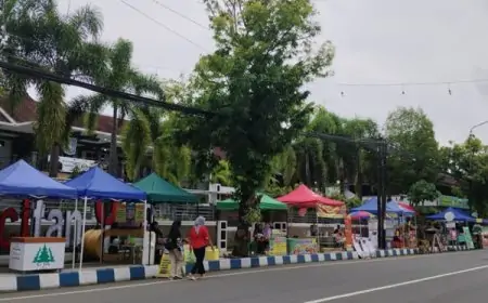 UMKM di Alon-alon Pacitan Punya Zona Sendiri