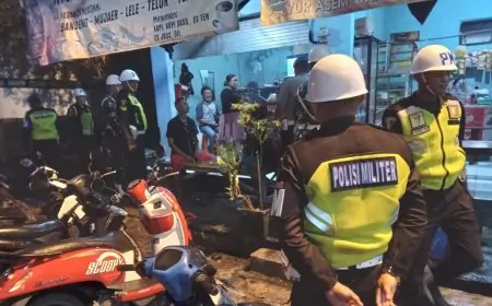 Jaga Kondusivitas Ramadan, Polisi Militer Lamongan Gelar Operasi Gaktib dan Yustisi