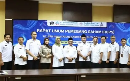RUPS BPR Penataran 2026, Bupati Blitar Dorong Penguatan Tata Kelola dan Kendali Risiko