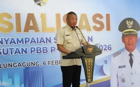 Genjot Pembangunan Daerah, Bupati Gatut Sunu Minta Distribusi SPPT PBB-P2 Dipercepat