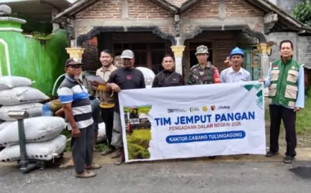 Target Naik 52 Persen, Bulog Tulungagung Serap 15 Ribu Ton Gabah di Awal 2026