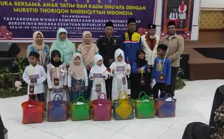 Syukuri Kemerdekaan dan Berdirinya NKRI, Shiddiqiyyah Salurkan Santunan Ratusan Juta Rupiah