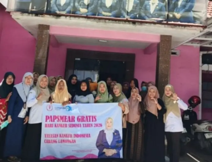 Peringati Hari Kanker Sedunia, YKI Lamongan Fasilitasi 50 Wanita untuk Papsmear Gratis