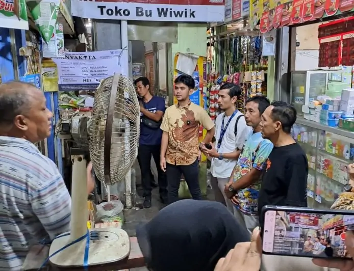Satgas Saber Polres Lamongan Sidak Harga dan Stok Bapok