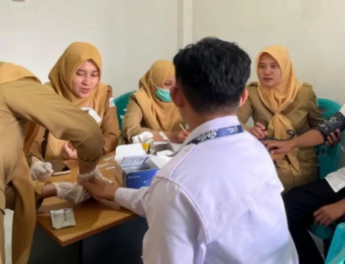 Cegah TBC, SPPG Geger Lamongan Gelar Tes Kesehatan bagi Relawan Dapur MBG