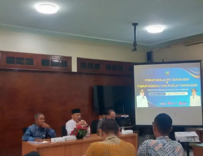 Disnak Jombang Susun Rencana Strategis 2026-2027, Fokus Swasembada Pangan dan Penanganan PMK