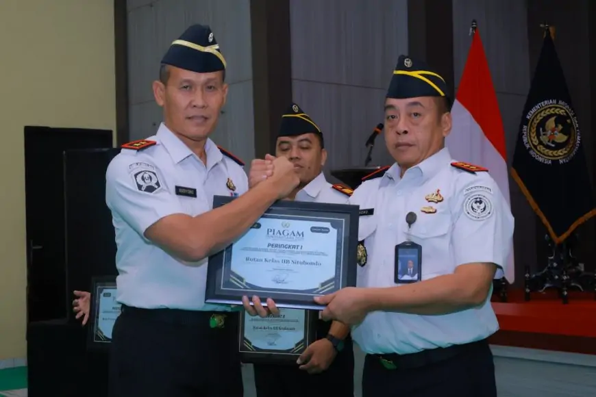 Sabet Juara I Se-Jatim, Rutan Situbondo Terdepan dalam Pelaporan Program Menteri Imipas