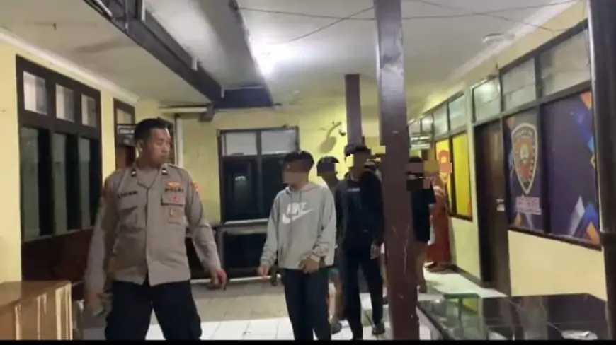 Diduga Terlibat Tawuran, 19 Pelajar SMP di Karanggeneng Lamongan Diamankan