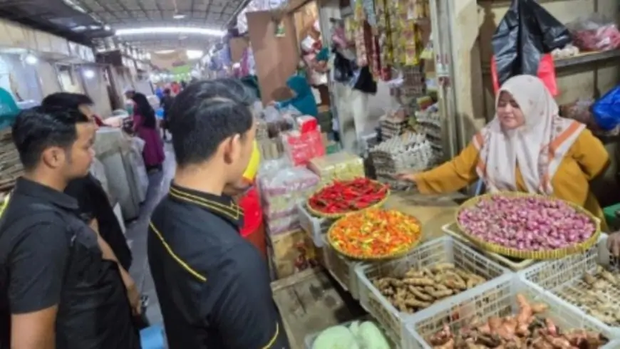 Satgas Pangan Polres Gresik Cek Harga Sembako, Harga Cabai Rawit Terpantau Melonjak