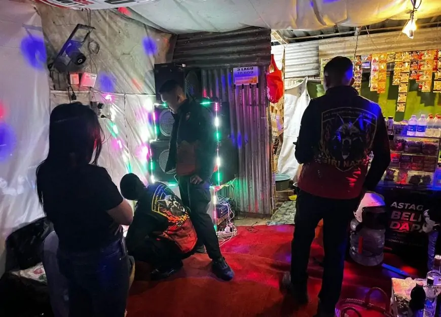 Respon Aduan Warga, Polisi Sikat Peredaran Miras di Warung Karaoke Menganti