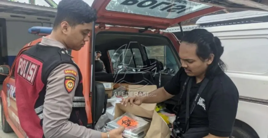 Inafis Polres Tulungagung Ambil Sampel MBG, Ayam Suwir Berbau Diduga Jadi Pemicu Keracunan Massal MBG