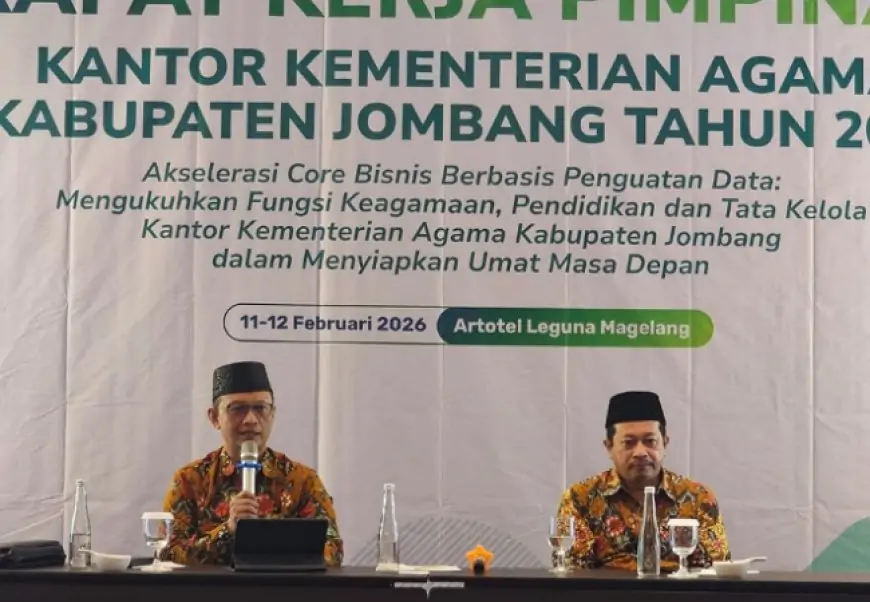 Kemenag Jombang Gelar Rakerpim 2026, Fokus pada Penguatan Data dan Sinergi Lintas Unit