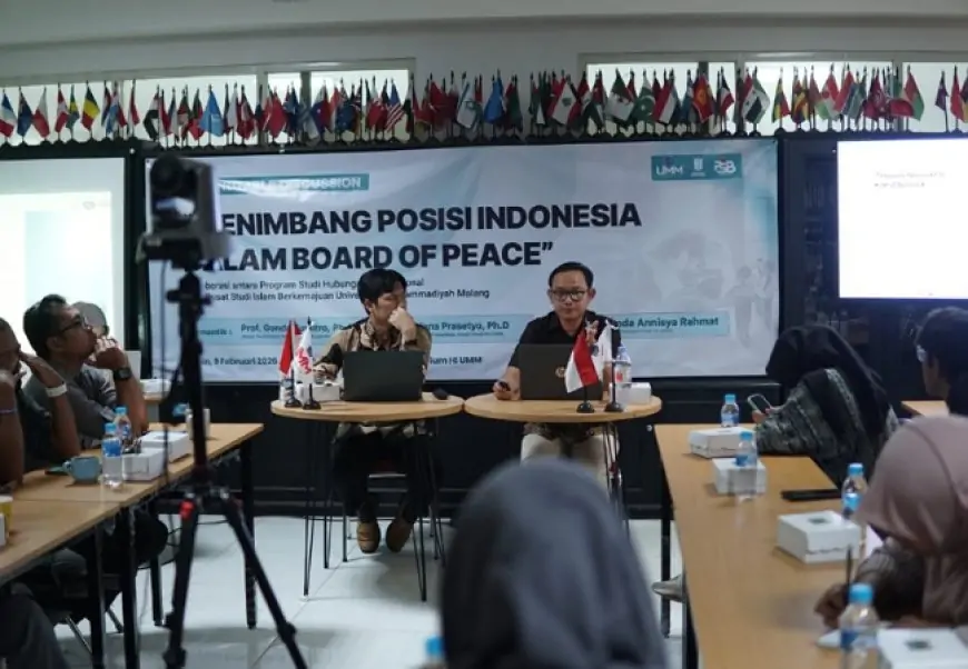 UMM Bahas Strategi Indonesia Hadapi Board of Peace, Syarat Kedaulatan Palestina Jadi Kunci