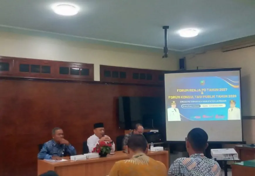 Disnak Jombang Susun Rencana Strategis 2026-2027, Fokus Swasembada Pangan dan Penanganan PMK