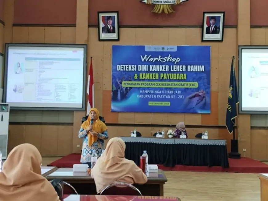 Perkuat Program CKG, Dinkes Pacitan Gelar Workshop Deteksi Dini Kanker