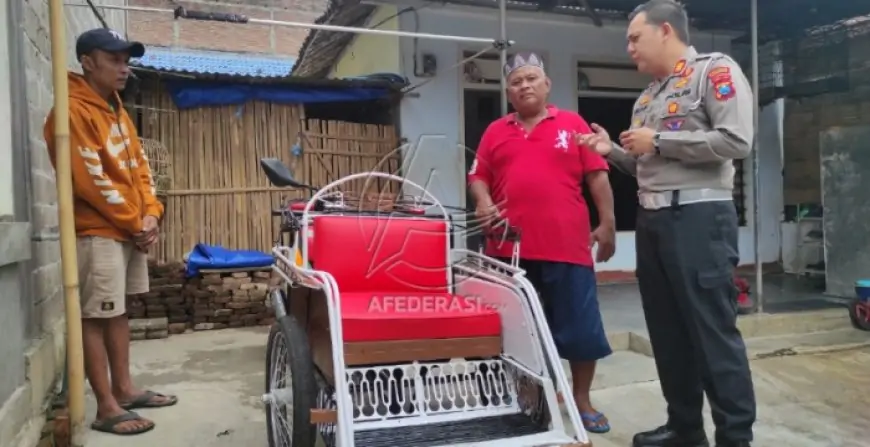 Bantu Pulihkan Ekonomi Korban Laka, Satlantas Polres Tulungagung Berikan Unit Bentor Baru untuk Kuli Angkut