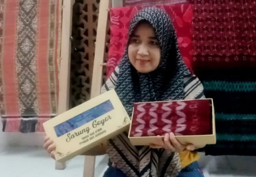 Puasa Ramadan Berkah bagi Perajin Sarung Tenun Goyor Jombang