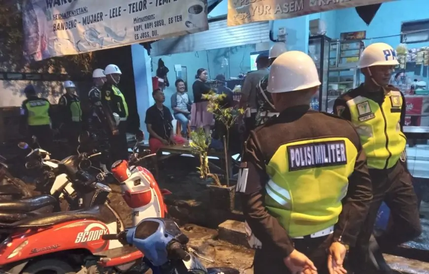 Jaga Kondusivitas Ramadan, Polisi Militer Lamongan Gelar Operasi Gaktib dan Yustisi