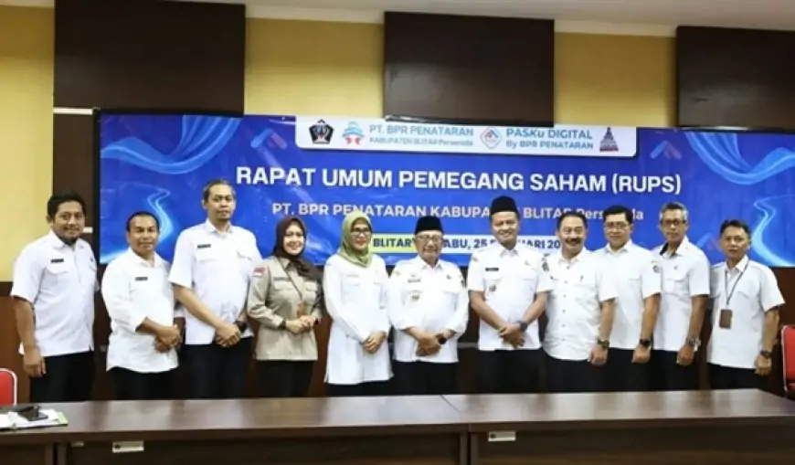 RUPS BPR Penataran 2026, Bupati Blitar Dorong Penguatan Tata Kelola dan Kendali Risiko