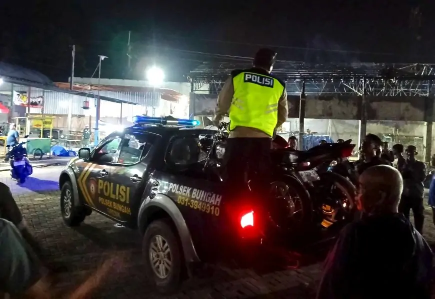 Tiga Pekerja KDKMP Mabuk dan Bleyer Motor di Bungah Gresik, Nyaris Diamuk Massa Diamankan Polisi