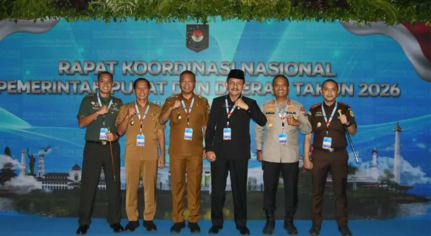 Tulungagung Siap Akselerasi Pembangunan Nasional, Bupati dan Wakil Bupati Kompak di Rakornas 2026