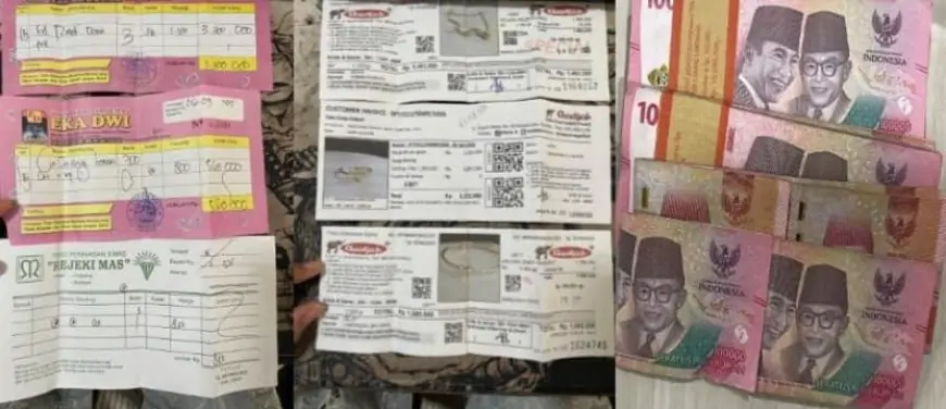 Polres Lamongan Tangkap Pencuri Perhiasan Emas, Pelaku Ngaku Dijual Lewat Facebook