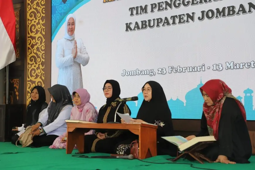 Sinergi PKK dan DWP Jombang Gelar Tadarus Ramadan, Target Khatam 30 Juz
