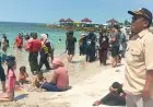Puncak Libur Lebaran 2026, Tiket Masuk tetap Rp10 Ribu, Ribuan Wisatawan Padati WPP Dalegan Gresik