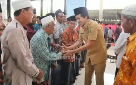 Safari Ramadan di Durenan, Plh Bupati Trenggalek Bawa Puluhan Layanan Publik ke Desa