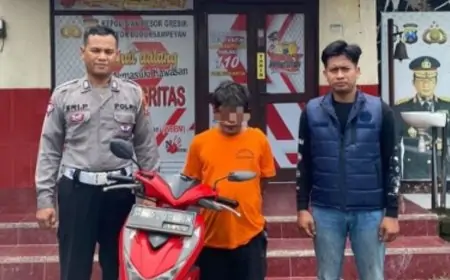 Gegara Kunci Tertinggal, Motor Warga di Duduksampeyan Gresik Nyaris Raib Digondol Maling