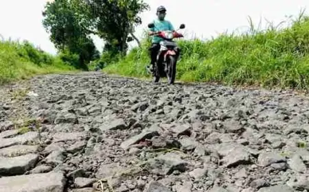 Molor Lagi! Proyek Jalan Rp50 Miliar Bondowoso Belum Tersentuh Pengerjaan