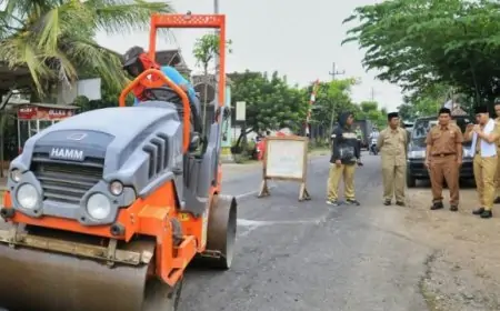 Bupati Trenggalek Genjot Perbaikan Jalan Jelang Lebaran, Anggaran Infrastruktur Melejit Rp95 Miliar