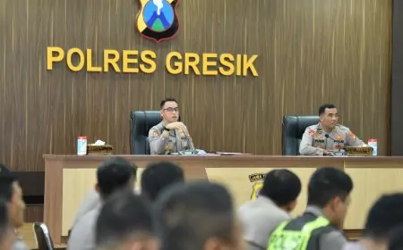 357 Personel Disiagakan! Polres Gresik Siap Amankan Mudik Lebaran 2026