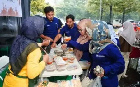 Bazar Ramadan LONTAR Petrokimia Gresik Bantu UMKM Lokal Tingkatkan Pendapatan