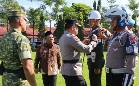 Polres Jombang  Dirikan Enam Pos Lebaran