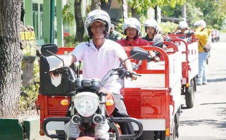 Kodim 0812 Lamongan Distribusikan 60 Unit Kendaraan Roda Tiga untuk Operasional KDKMP