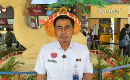 Stasiun Lamongan Layani Ribuan Pemudik, Puncak Kedatangan Capai 1.024 Orang