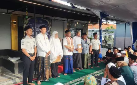Momen Idulfitri, 446 Warga Binaan Lapas Kelas IIB Lamongan Terima Remisi Khusus
