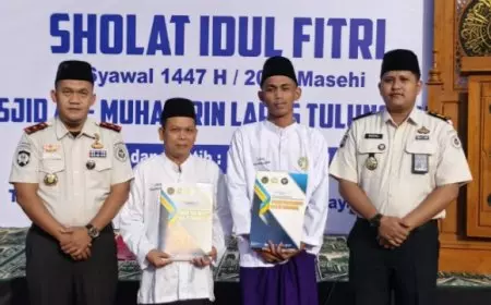 382 Napi Tulungagung Terima Remisi Lebaran, 4 Orang Sujud Syukur Langsung Pulang