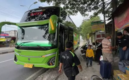 Agen Tiket Bus di Lamongan Mulai Diserbu Pemudik, Tujuan Jakarta Jadi Favorit